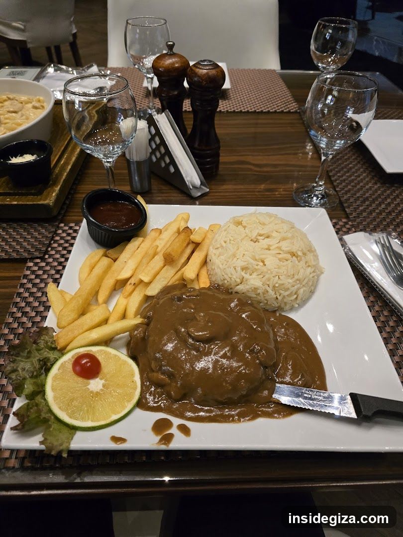 Sticky Rice with Fries and Sauce