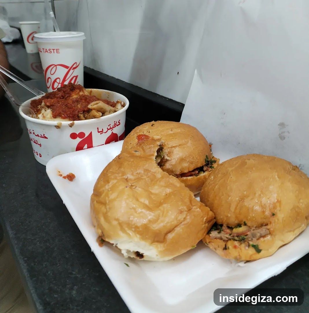 Food Tray with Burgers and Pasta