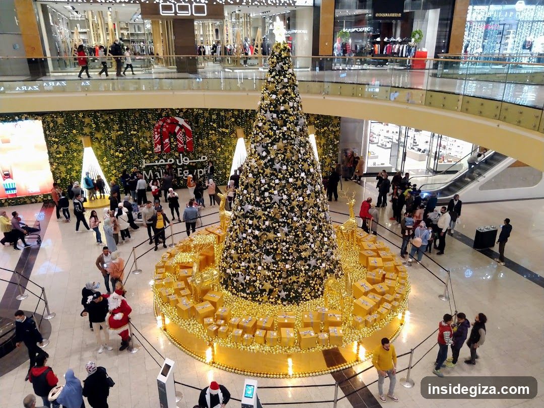 Christmas Tree Display in Mall
