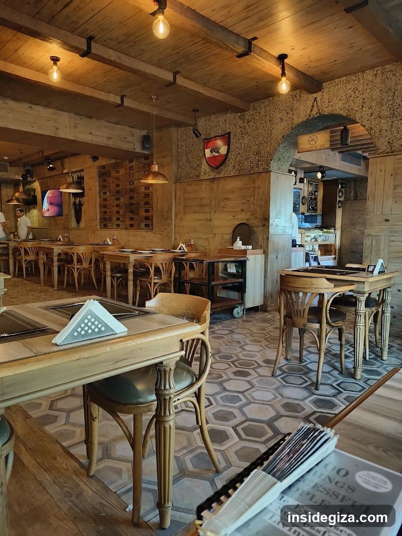 Wooden Interior Restaurant