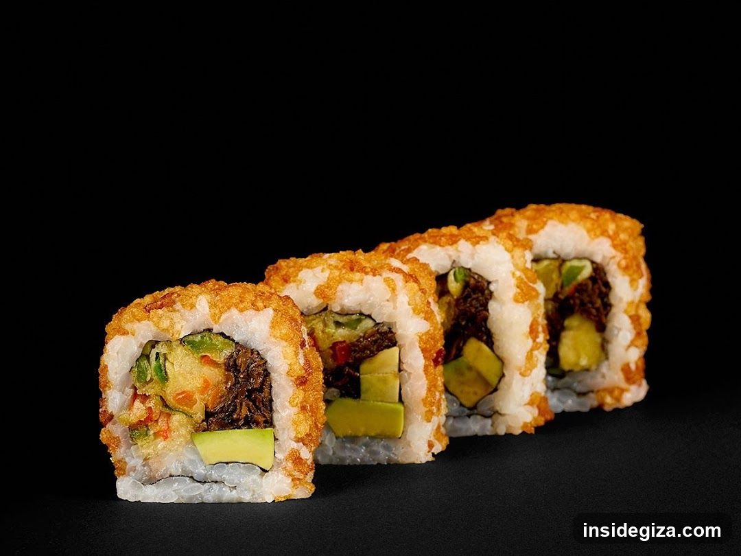Sushi Roll with Crispy Exterior