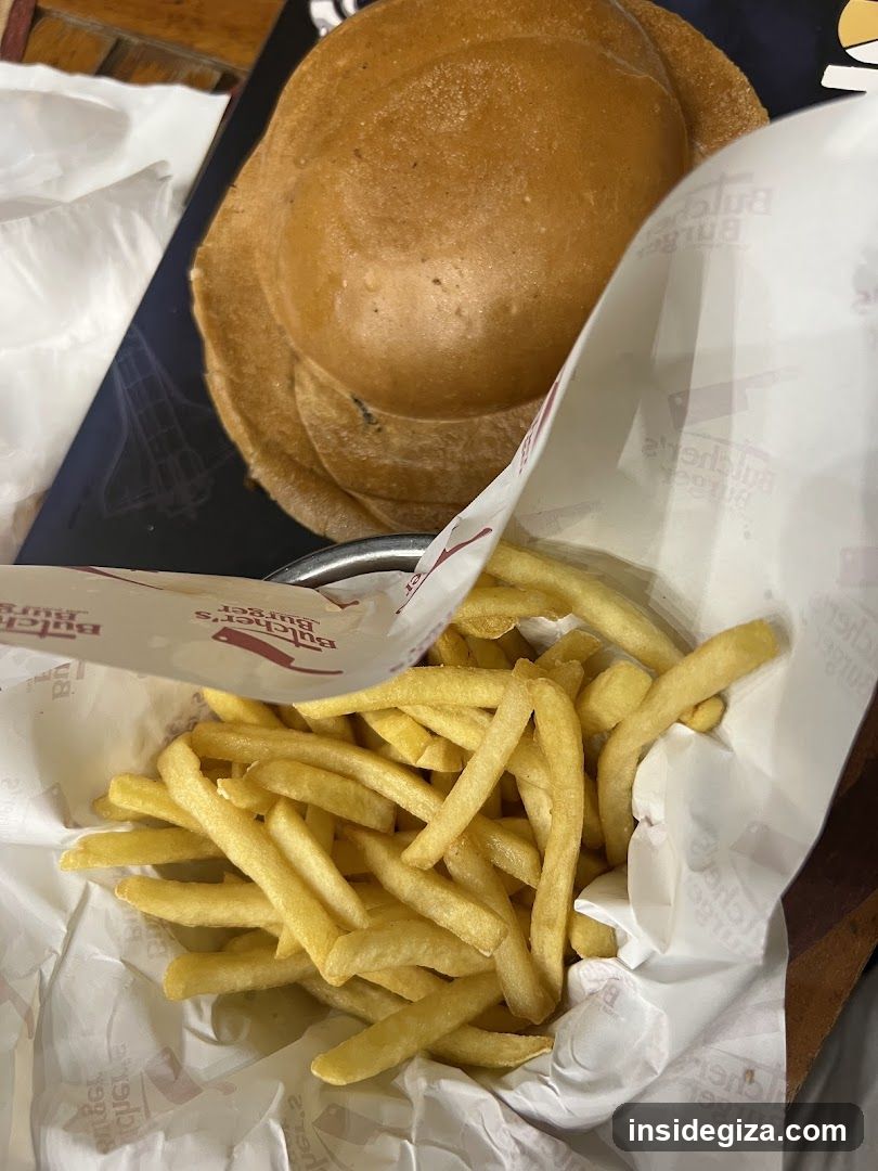 Burger and Fries