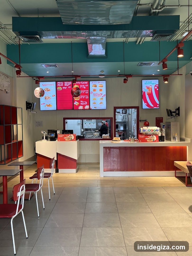 Fast Food Restaurant Interior
