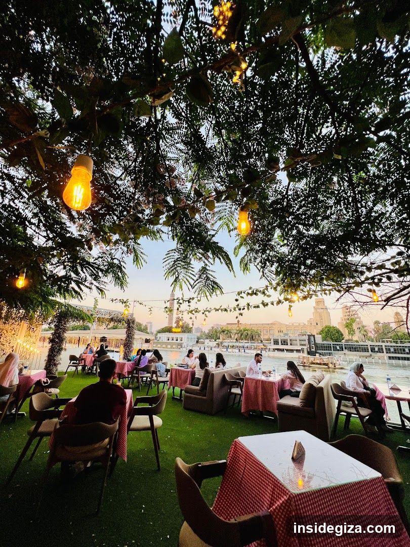 Outdoor Dining by the River