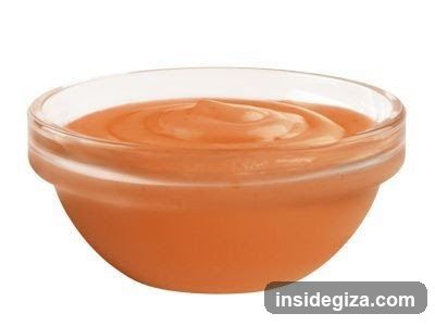Bowl of Orange Sauce