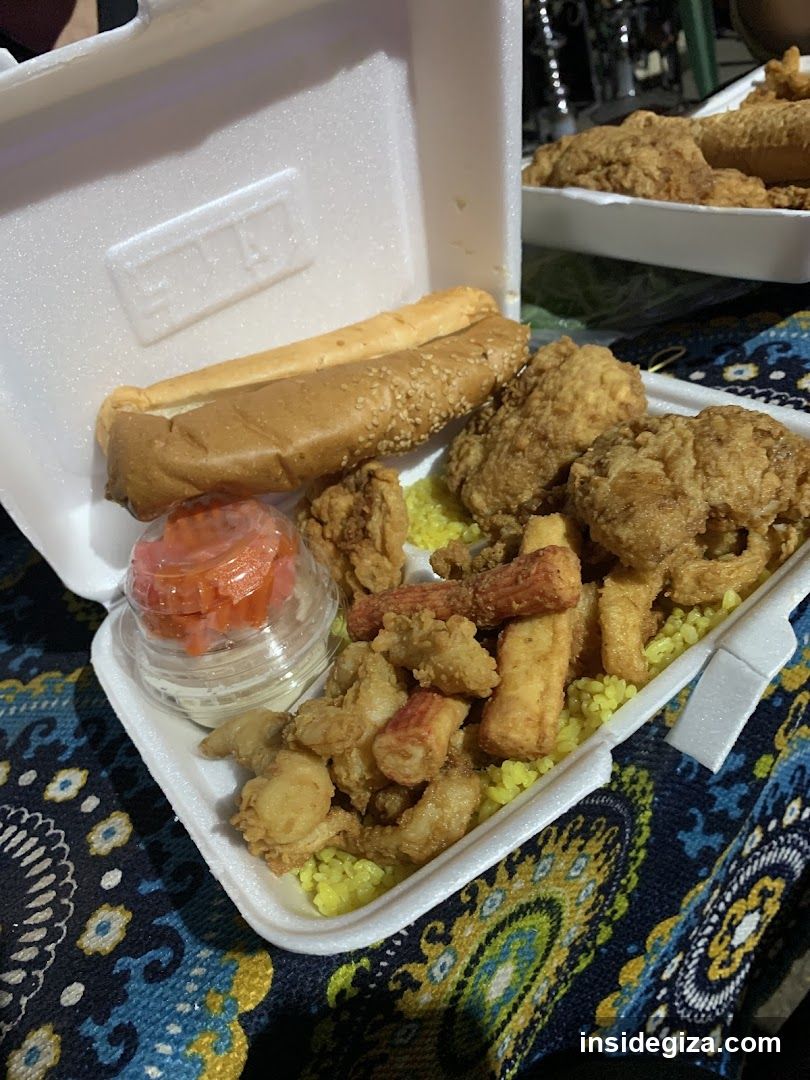 Fried Chicken Meal in Takeout Container