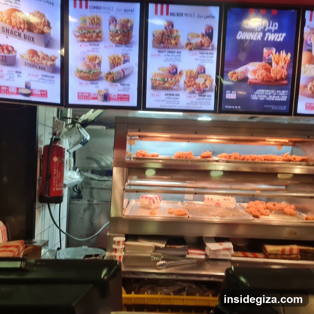 Fast Food Counter Interior