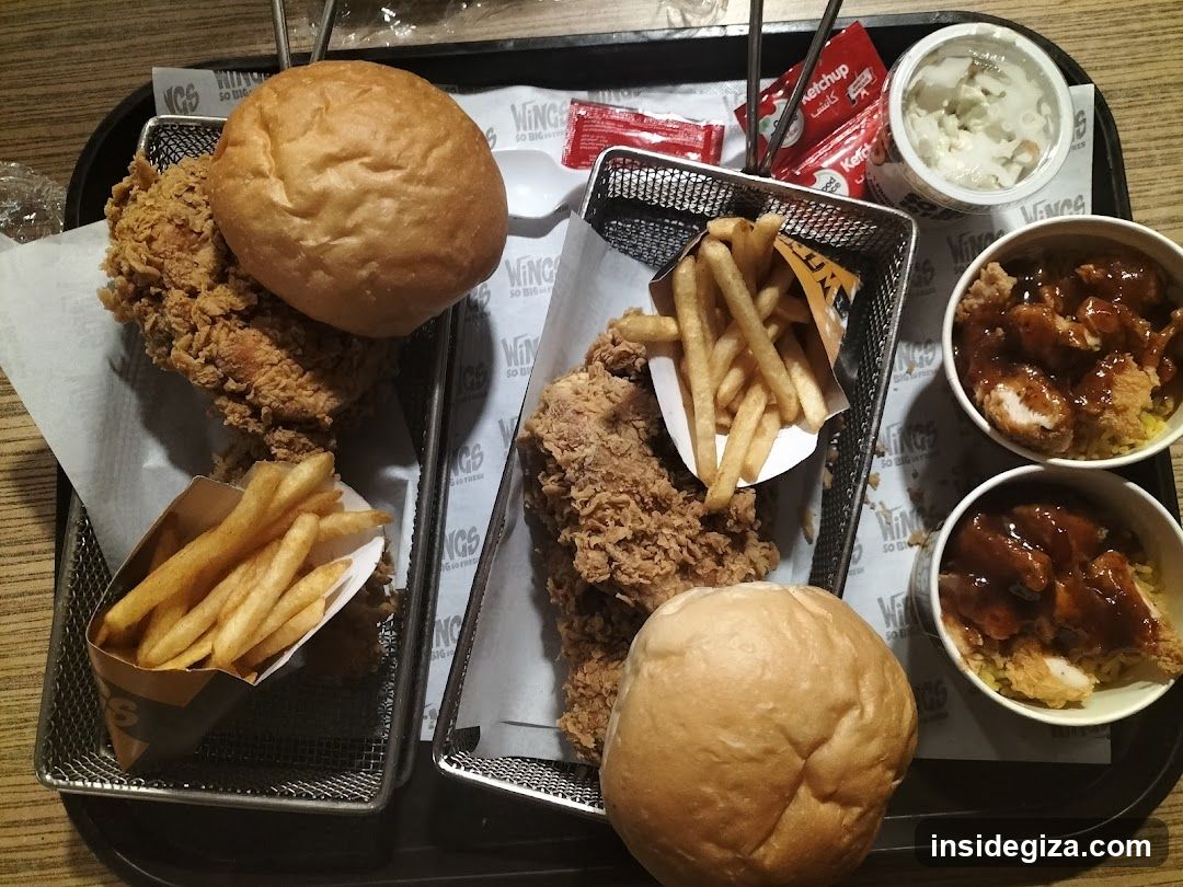 Fried Chicken Meal Tray