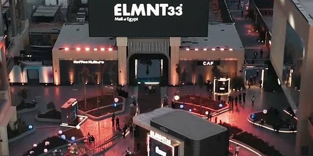 Aerial view of the Plaza at Mall of Egypt in 6th of October, Giza, where ELMNT33 sits